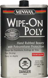 Minwax 39003 Polyurethane, Gloss, Liquid, Clear, 946 mL